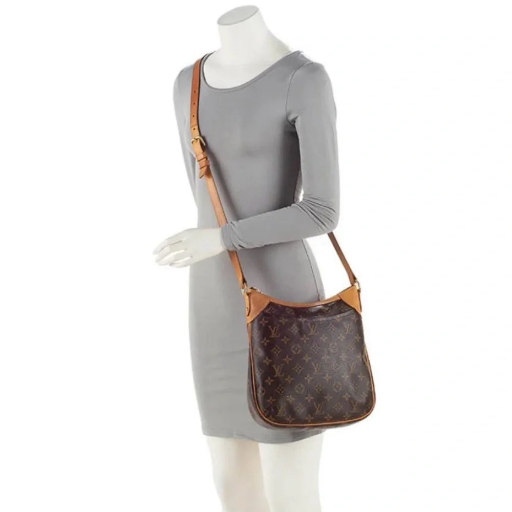 Louis Vuitton Monogram Crossbody Bag in Brown and Natural - Picture 2 of 3